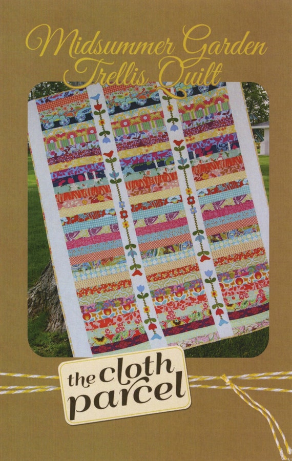 Midsummer Garden Trellis Quilt pattern CP110 The Cloth