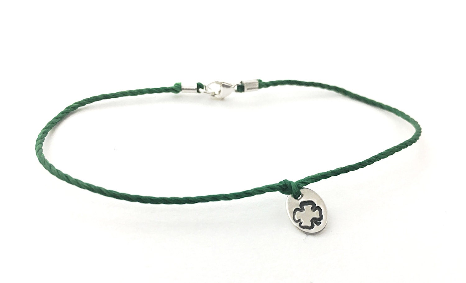 Four Leaf Clover Bracelet Sterling Silver Clover Bracelet