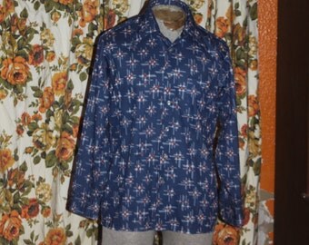 Vintage 70's Arrow Scrambler Shirt L