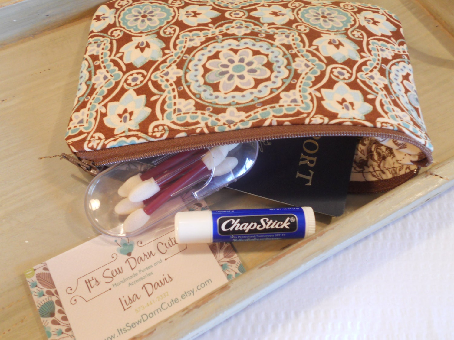 Padded ZIPPER POUCH...Large