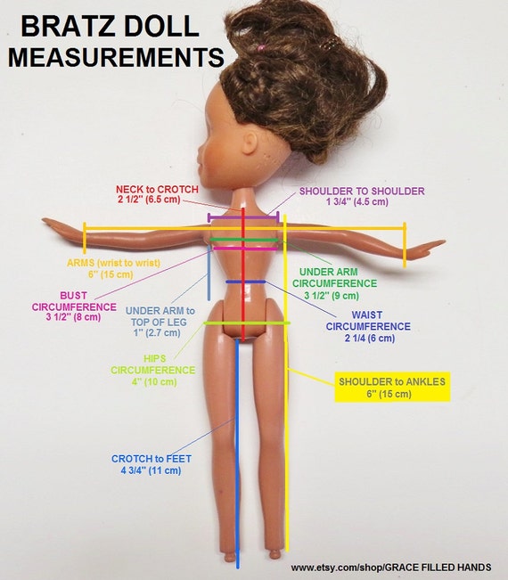 Doll Measurements Chart