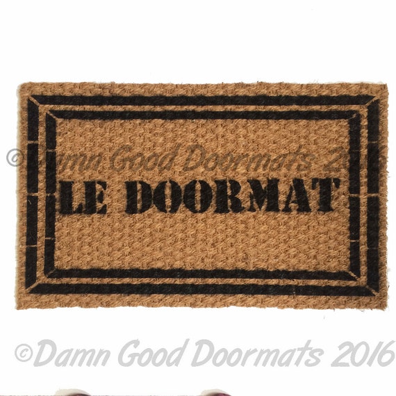 Items similar to GENERIC French LE DOORMAT 1980's Repo man style for