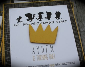 Where the WILD things are invitation