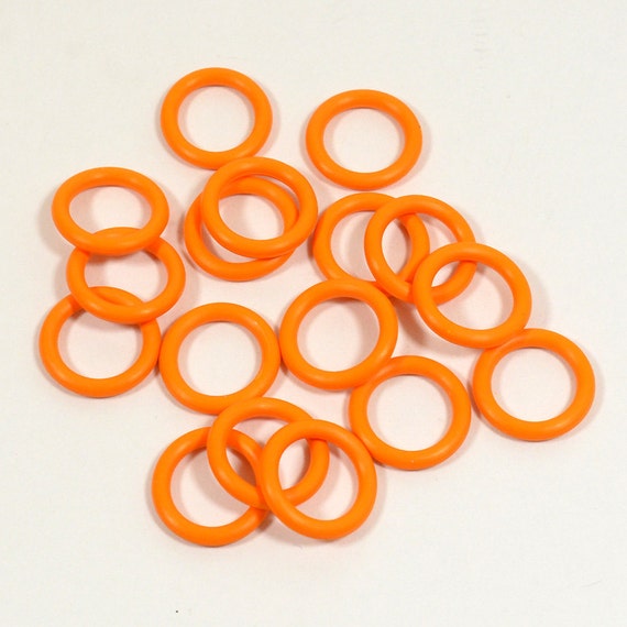 12mm Bright Orange Rubber ORings