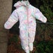 SALE! 1980's baby bunny snow suit