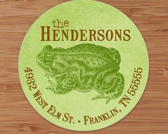 Mr. Toad - Custom Address Labels or Stickers