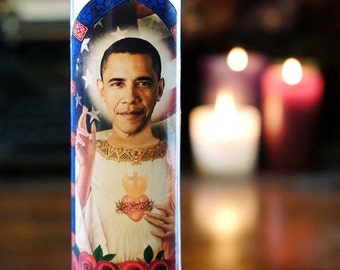Saint Obama Prayer Candle / POTUS / Barack Obama