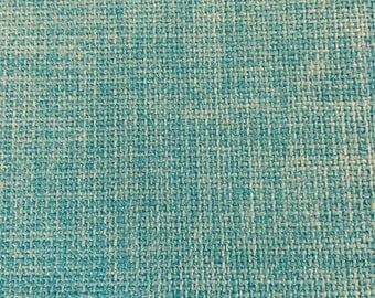 LIGHT TURQUOISE poly cotton solid woven upholstery fabric home decor, 02-47-04-0614