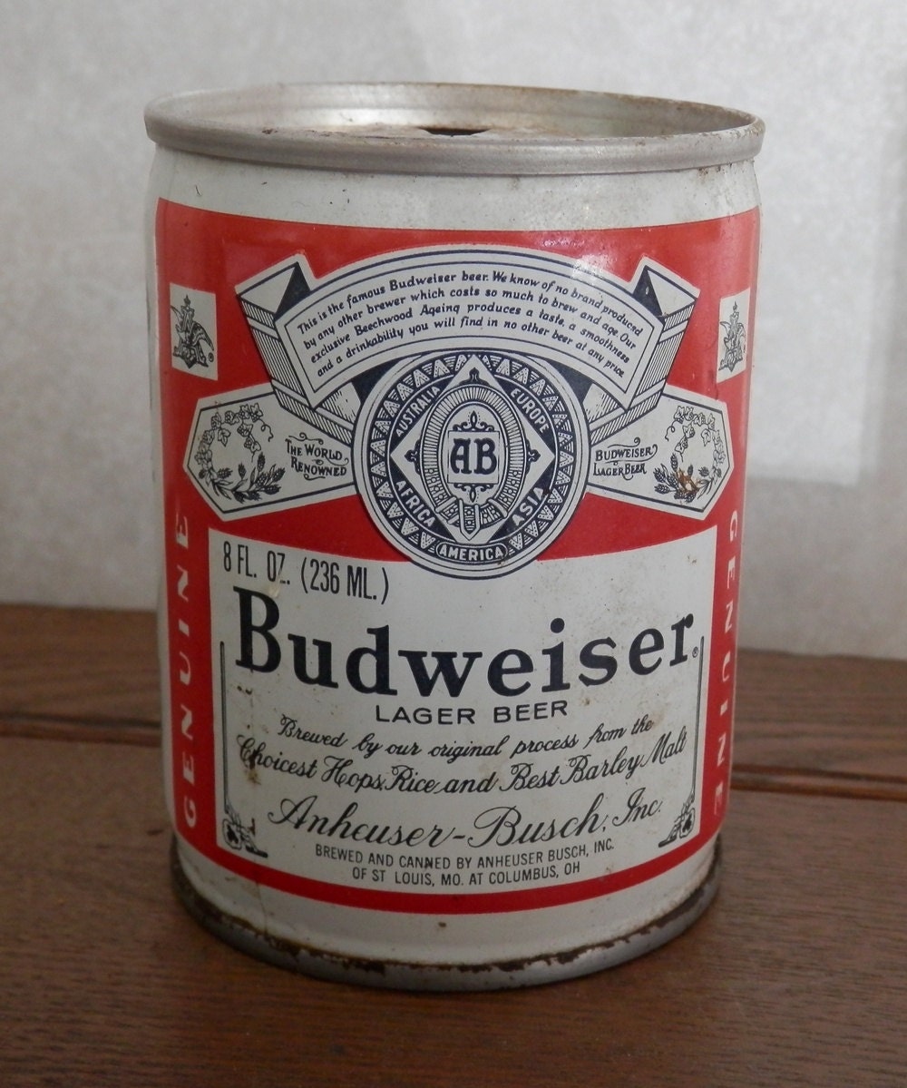 Vintage Budweiser Can 114