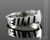 To our Future Mens Sterling Silver Band