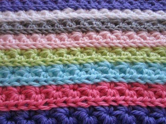 Star Stitch Blanket Pattern Star Blanket Crochet Afghan