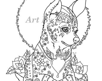 Art of Chihuahua Coloring Book Volume No. 1 Physical Book