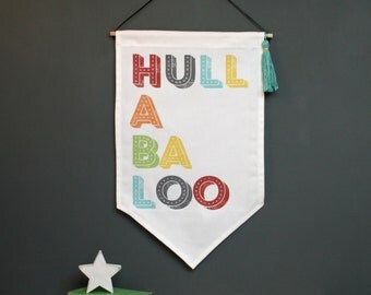 Hullabaloo Fabric Wall Hanging