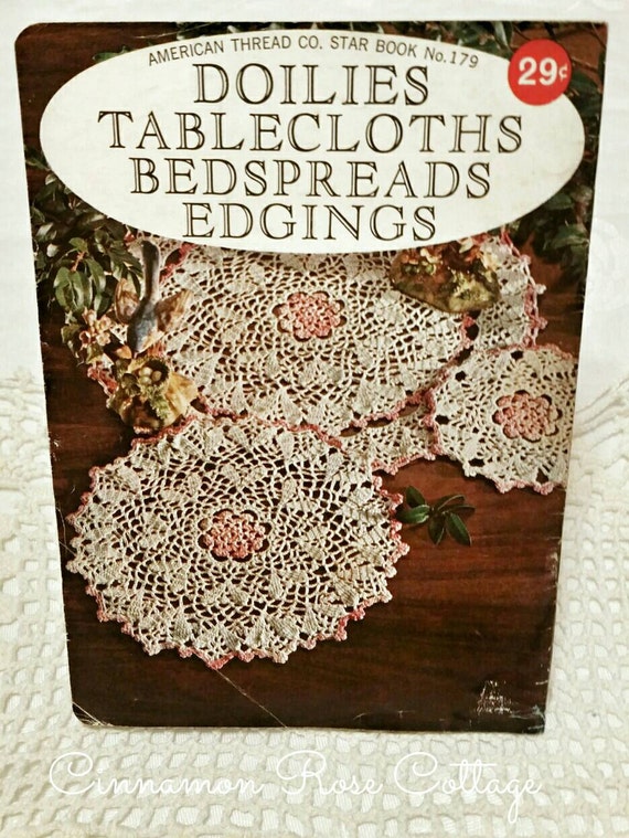 Items similar to Vintage American Thread Co. Star Book #179 Crochet ...