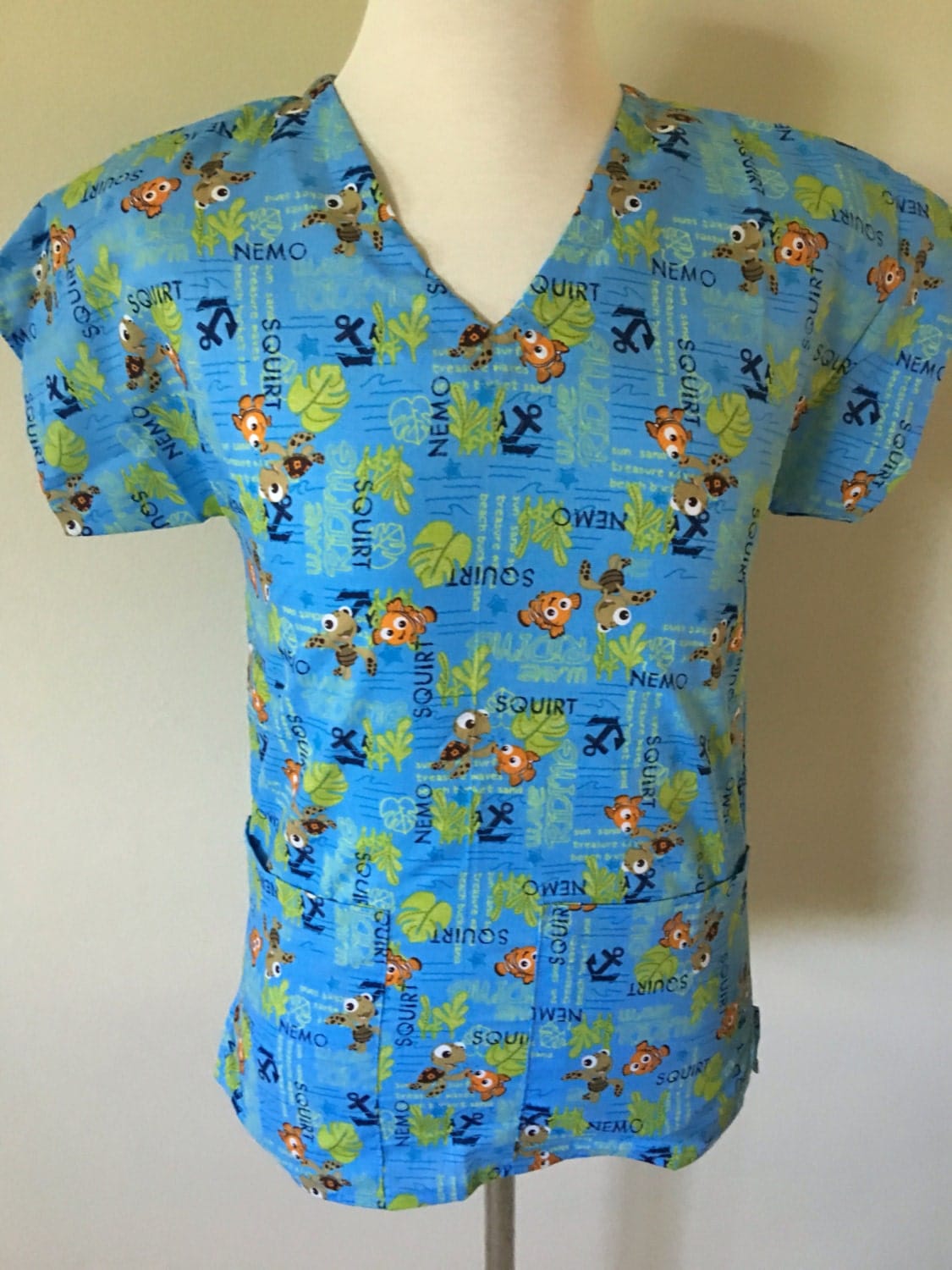 Finding nemo disney medical scrub top scrub jacket by ...