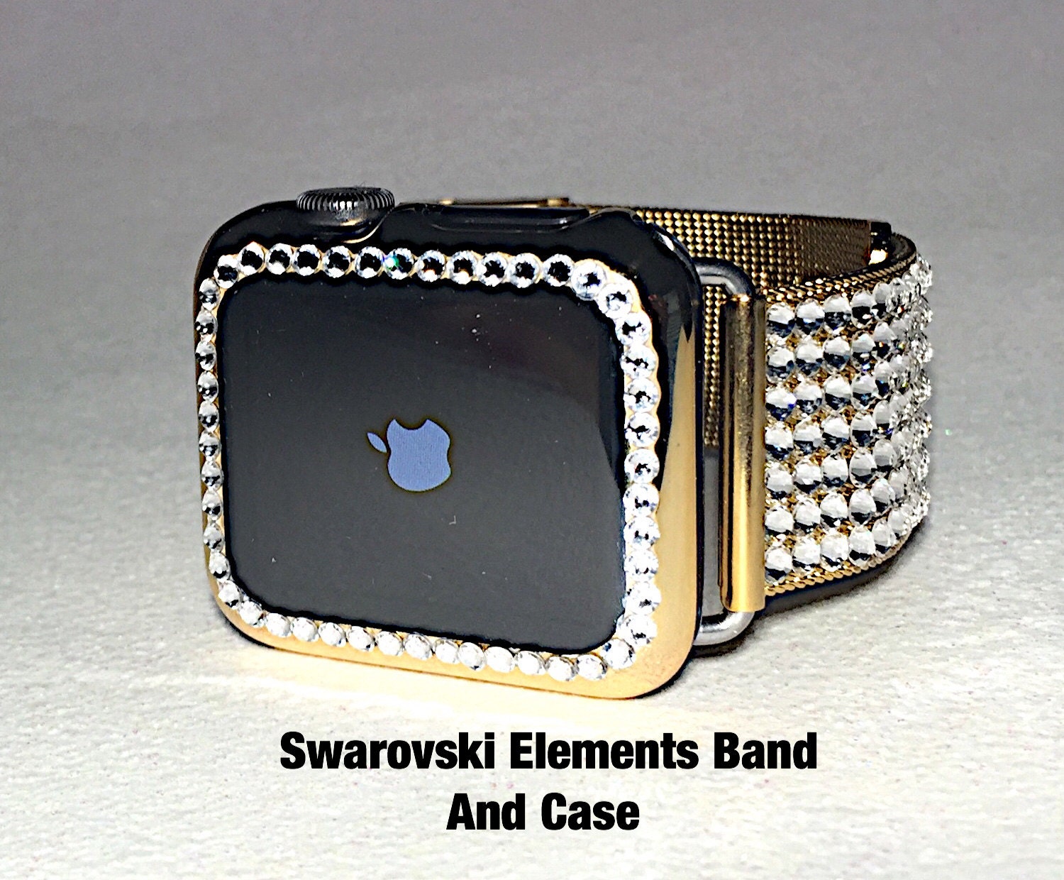 38mm or 42mm Mega Bling Apple Watch Band loaded w/ Crystal