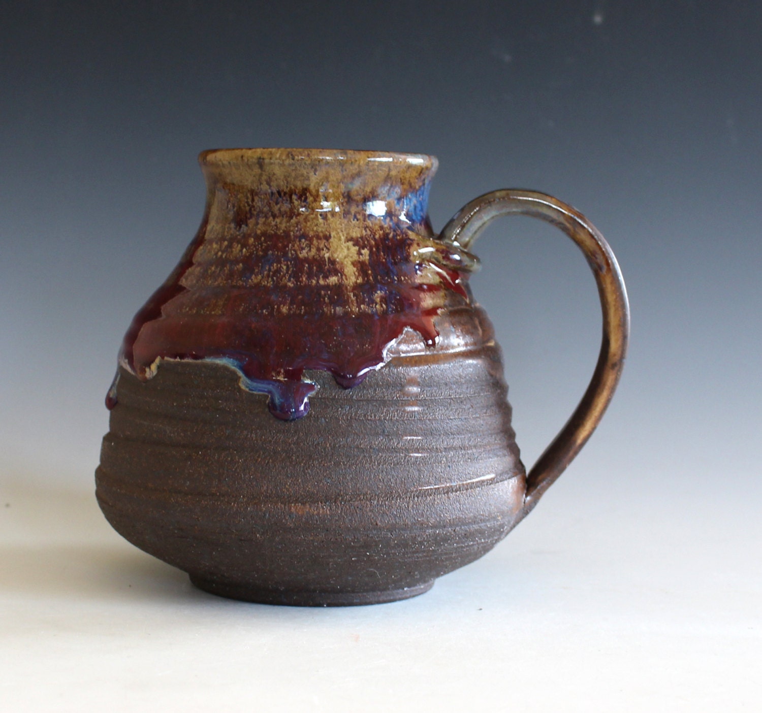 EXTRA LARGE Mug 30 oz unique coffee mug handmade by ocpottery