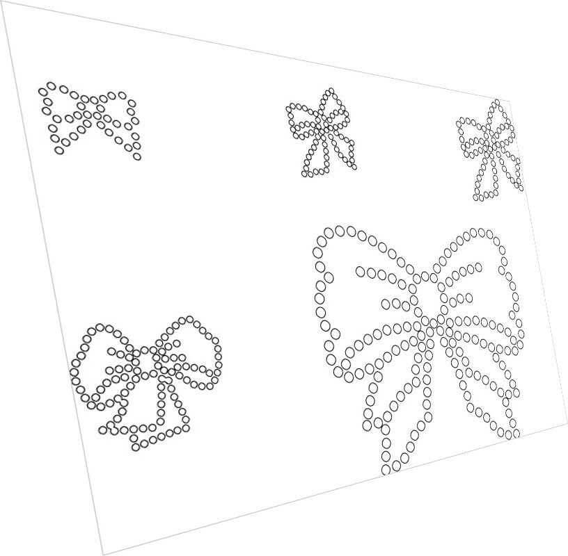 how to make rhinestone template for iron on transfer