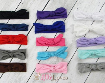 Baby Headband- Baby Headwrap- Knotted Headwrap- Knotted Headband- Baby Turban Headband- Top Knot Headband