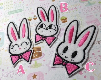 Sailor Moon inspired Usagi Doodle Bunny Iron-on Patches