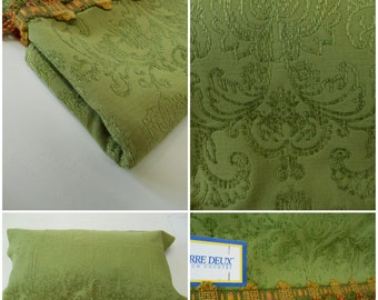 Pierre Deux-Legrand - Damask- Chenille Fabric- Tassel Trimming- Green