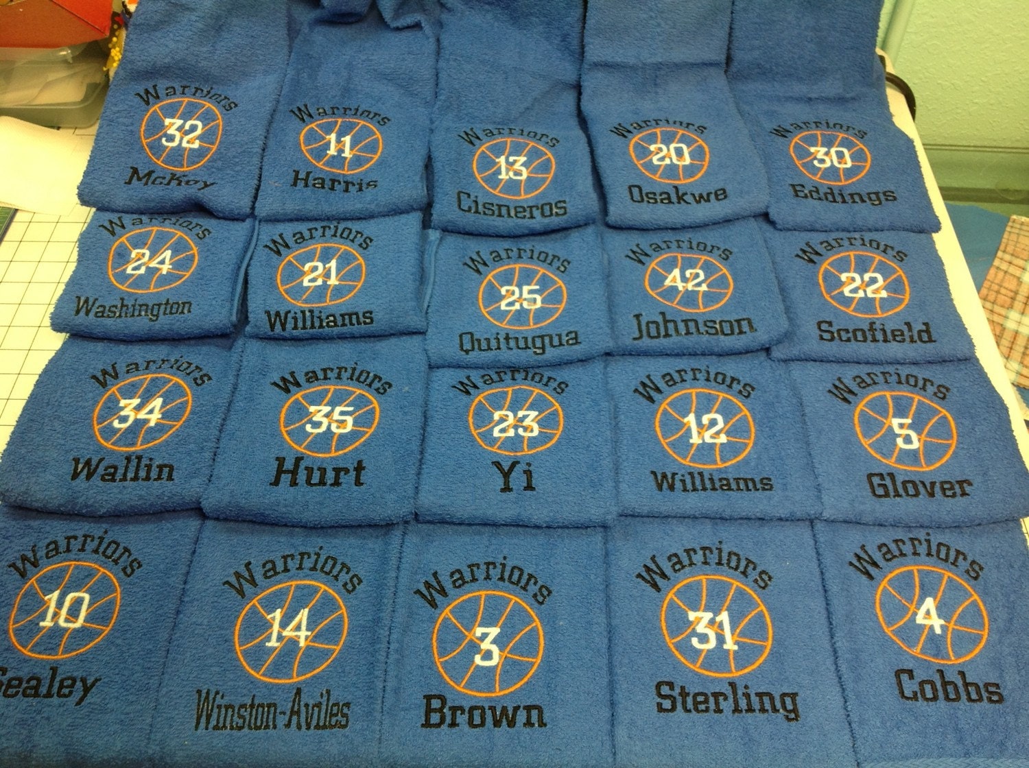 Personalized basketball towel basketball team towels