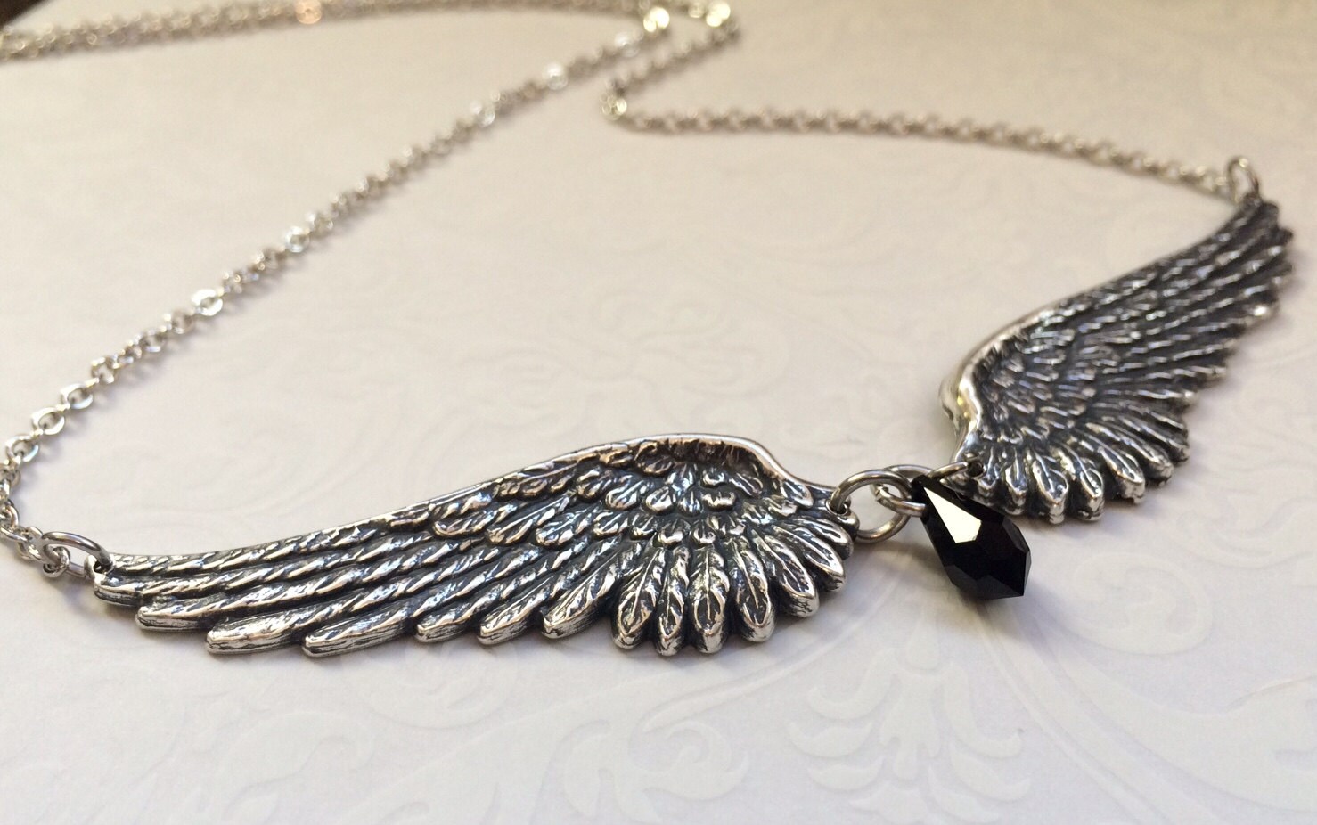 Angel Wing Necklace Angel Wing Choker By Revellerosejewelry