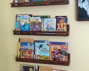 Hanging Book Shelves hanging bookshelf | etsy Hanging Book Shelves hanging bookshelf | etsy
