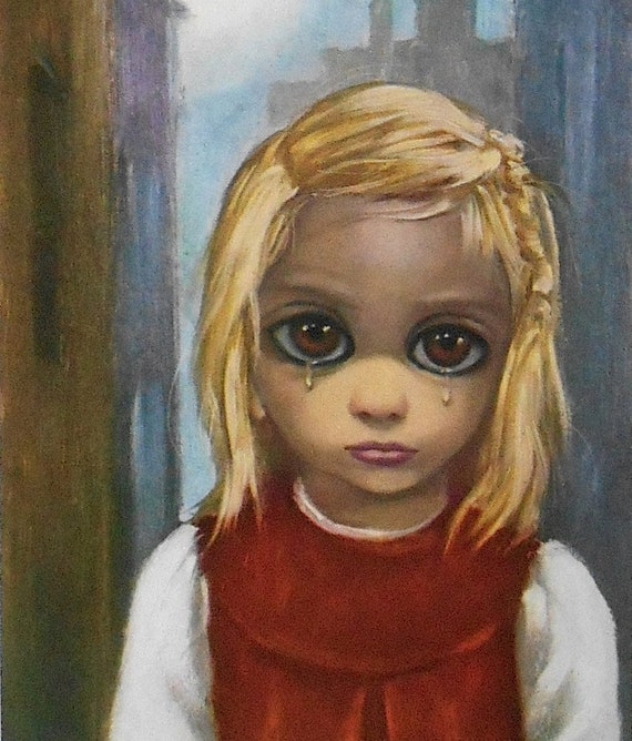 1962 Margaret Keane Lithograph Rejected Tomorrows