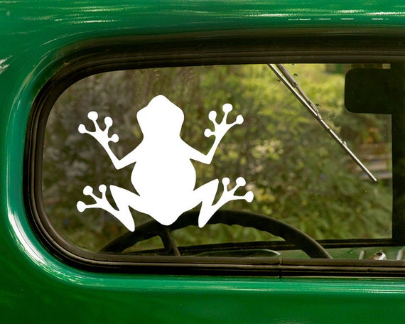 Tree Frog Decal Frog Silhouette Decal Tree Frog Sticker