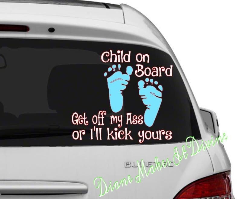 Download Child on board car decal baby on board decal bumper sticker