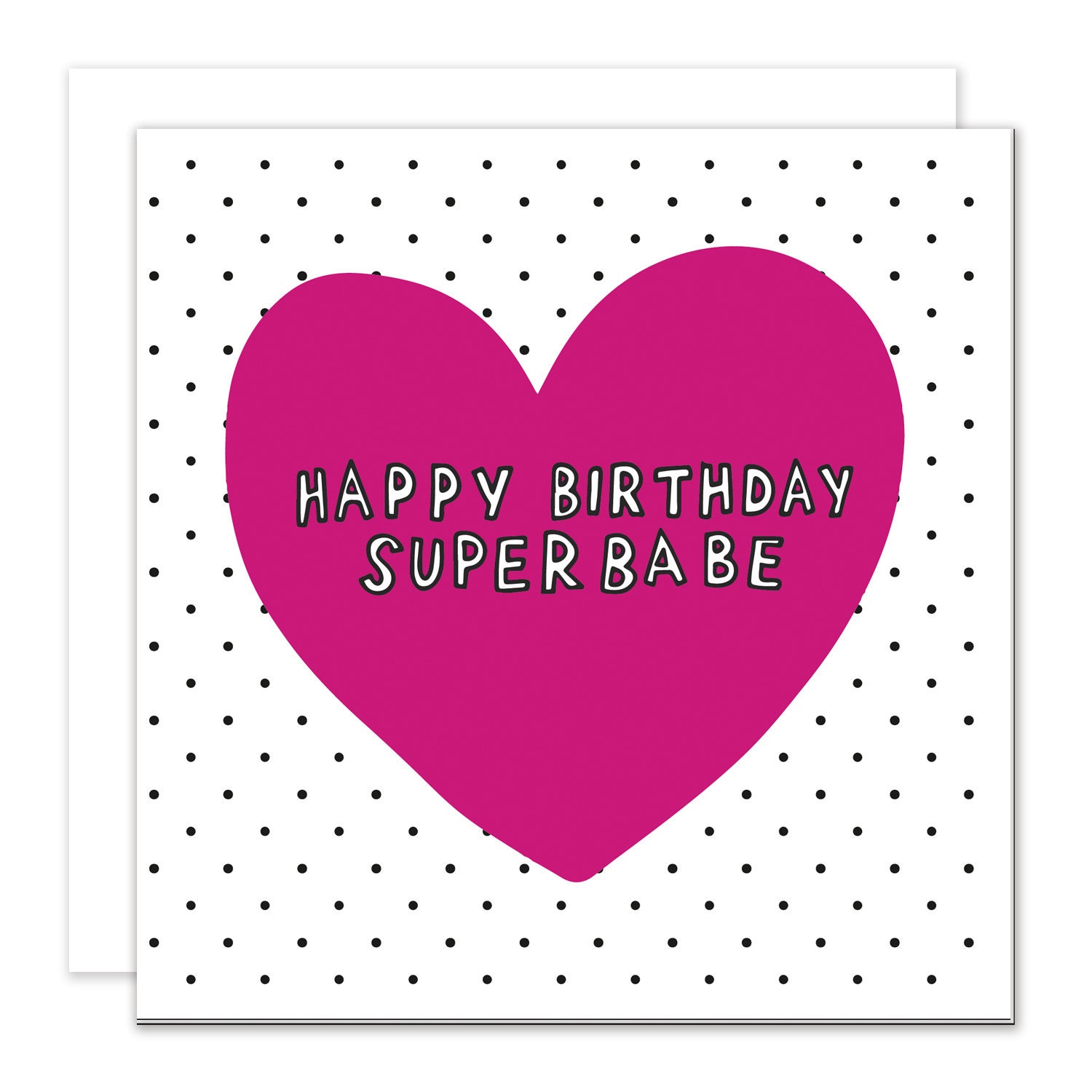 Happy Birthday Super Babe Birthday Card