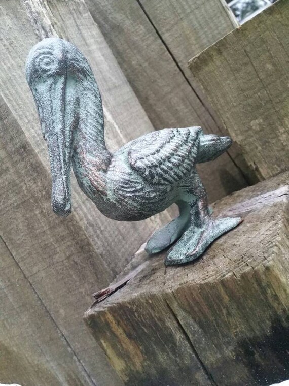 Cast Iron Pelican Pelican Statue Garden Decor Door Stop