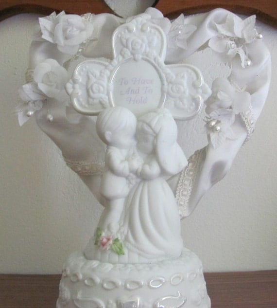 Precious Moments Musical Wedding Cake Topper