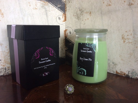 Jewelry Candle Candle with Jewelry Key Lime Pie Scented