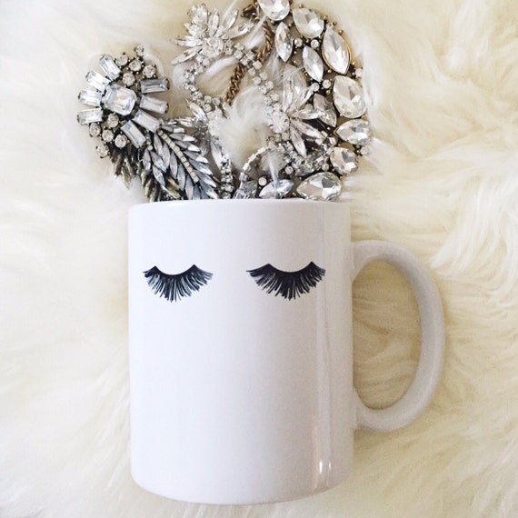 Eyelashes Mug Makeup Coffee Mug Coffee Mugs With Artwork