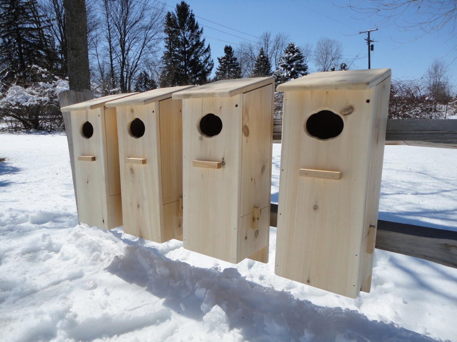 4 pack Wood Duck Nest Box