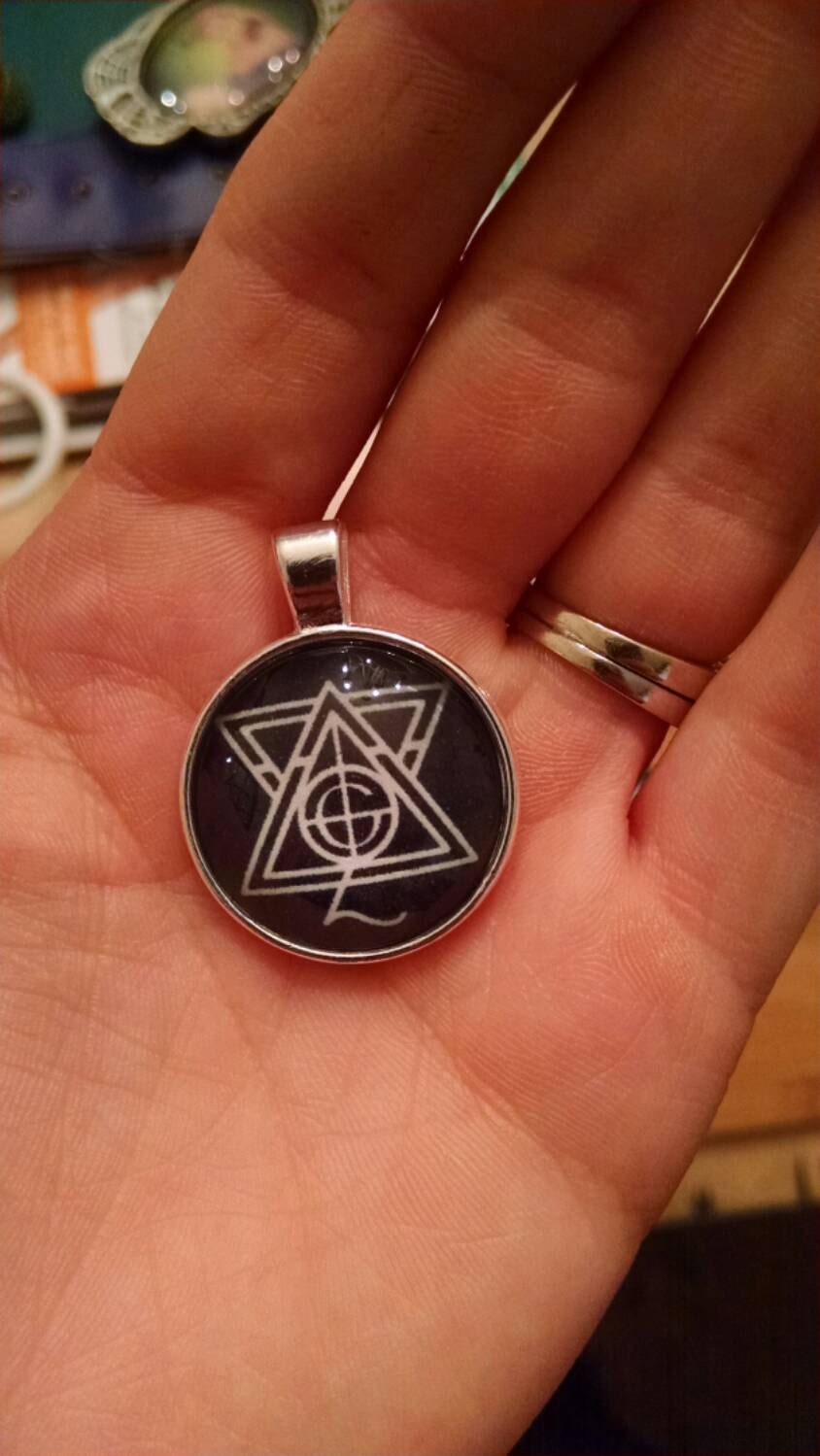 Ghost band member symbols pendant by demdolly on Etsy