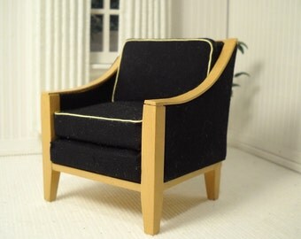 Made-to-order Miniature designer chair in 1:12 scale