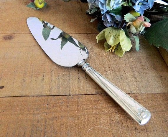 Vintage Silver Cake Server 4