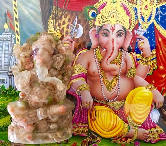 USA Brahmin Made Lord Ganesh 9 Grain idol Fire Homa