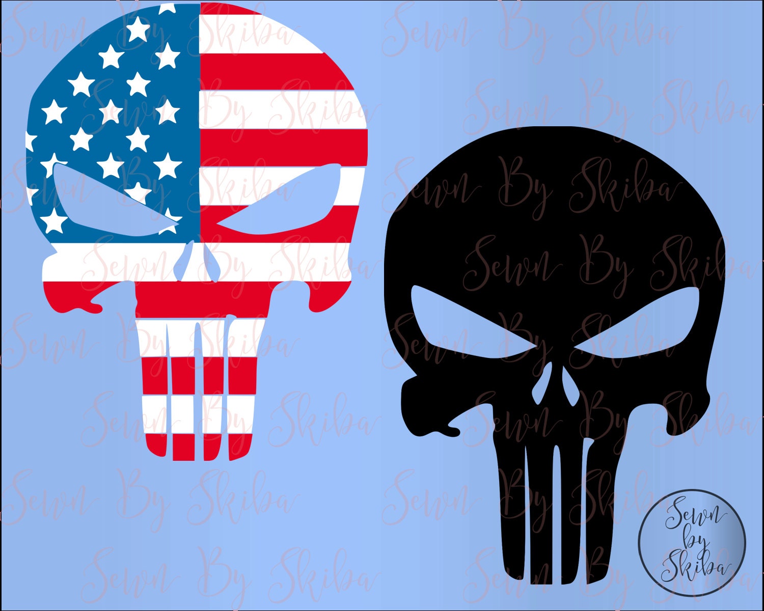 Download The Punisher American Flag Logo-Patriotic svg png by ...