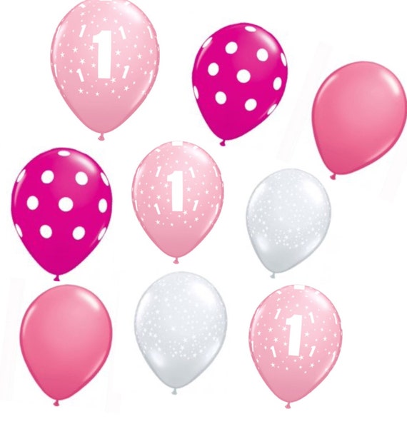 1st Birthday Balloons Girl Party Decorations Princess