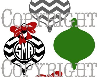 christmas ornament cut file, vinyl ready design, SVG file, silhouette file, cricut file, ready to cut, fall