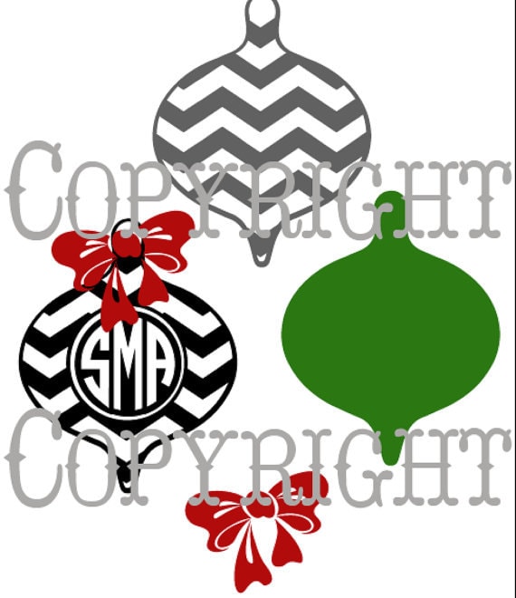 Download christmas ornament cut file vinyl ready design SVG file