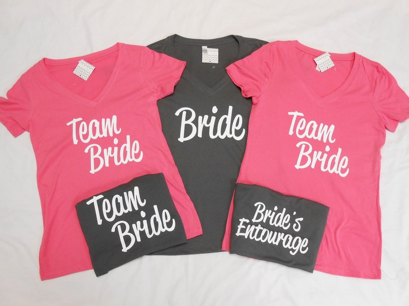 5 Team Bride Tees 5 Team Bride T-Shirts 5 Brides Crew