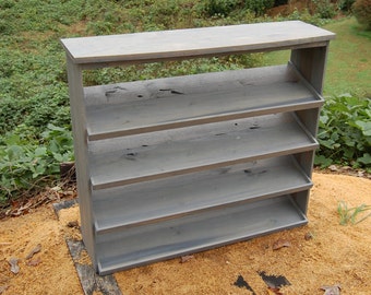 Entryway Shoe Storage/Table/ Shoe Rack/ Organizer/ Reclaimed Wood