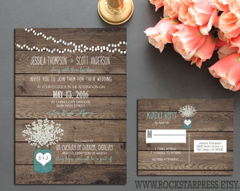 mason jar wedding invitation