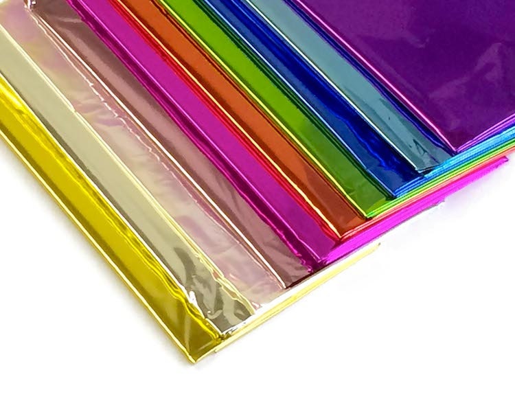 Royal Blue Foil Metallic Gift Wrap Craft by CharmiosCraftParty