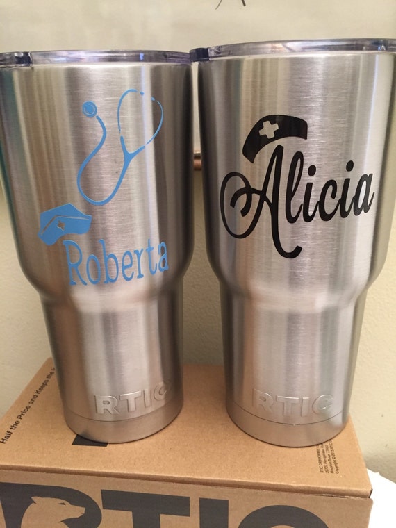 Superfast RTIC monogrammed tumbler 20 or 30 oz by AliciaBeam